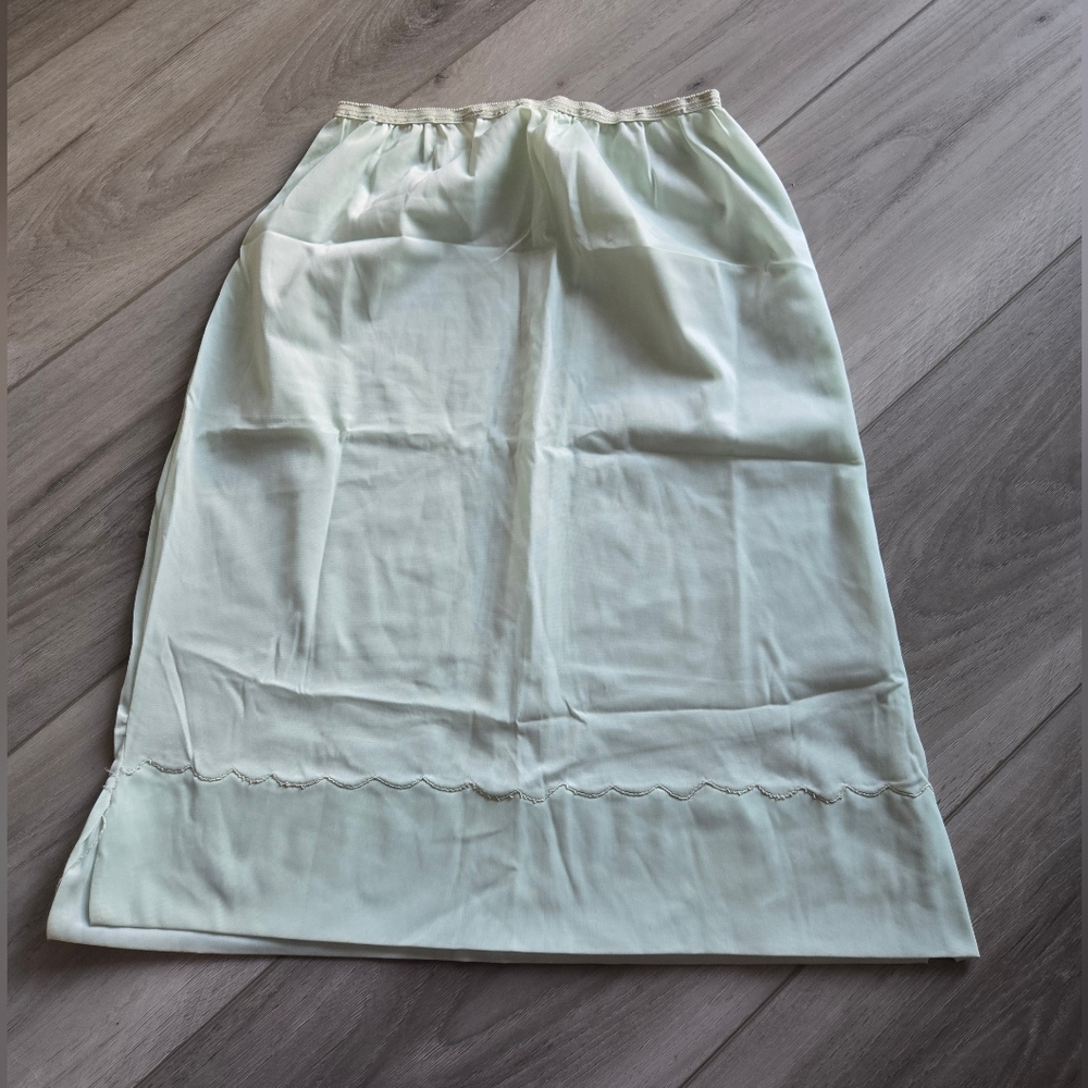 Vintage Mint Green Slip